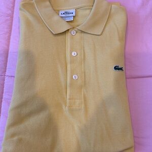 Lacoste Yellow Polo Shirt